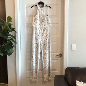 White Lace Jumpsuit